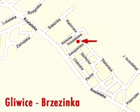 Mapka Brzezinki